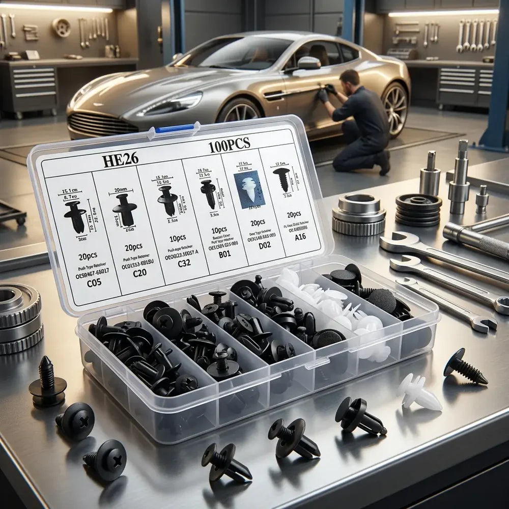 Kit de Clips Rápidos para Automóvil