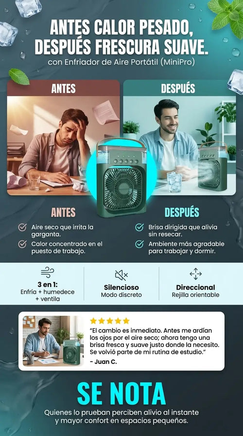 Enfriador de Aire Portátil